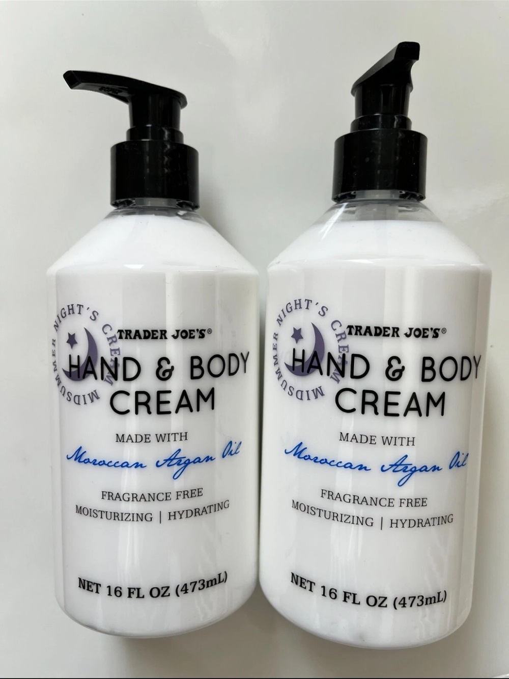 Trader Joe’s Pack of 2 Hand & Body Cream Fragrance Free